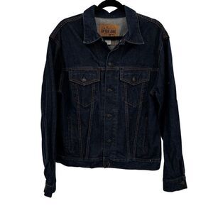 Gap Vintage‎ Denim Trucker Jacket Dark Wash Men's Medium